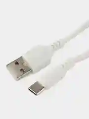 Белый автомобильное зарядное устройство в прикуриватель с USB с быстрой зарядкой, с кабелем, АЗУ