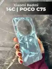 Чехол для Xiaomi Redmi 14C / POCO C75 (Сяоми Редми 14с), переливающийся, с градиентом