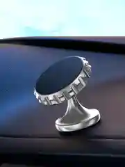 Серебряный держатель для телефона, магнитный, автомобильный