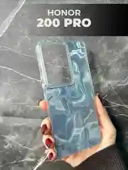 Чехол для Honor 200 Pro (Хонор 200 Про), переливающийся, с градиентом