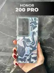 Чехол для Honor 200 Pro (Хонор 200 Про), переливающийся, с градиентом