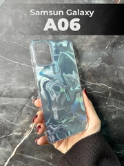 Чехол для Samsung Galaxy A06 (Самсунг Гелакси А06), переливающийся, с градиентом