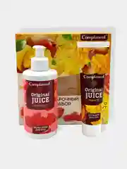 Манго подарочный набор Compliment Original Juice/Мыло-уход и бальзам для рук