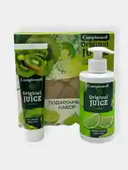 Лайм подарочный набор Compliment Original Juice/Мыло-уход и бальзам для рук