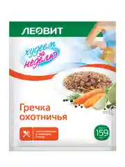 Гречка охотничья Леовит Худеем за неделю, 12 пакетов по 50 г