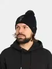 Черный шапка с помпоном ФК Рубин