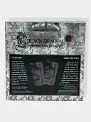 Подарочный набор для мужчин Black DRAGON/Гель для душа/Бальзам после бритья/Мочалка