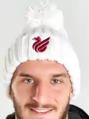 Шапка с помпоном ФК Рубин