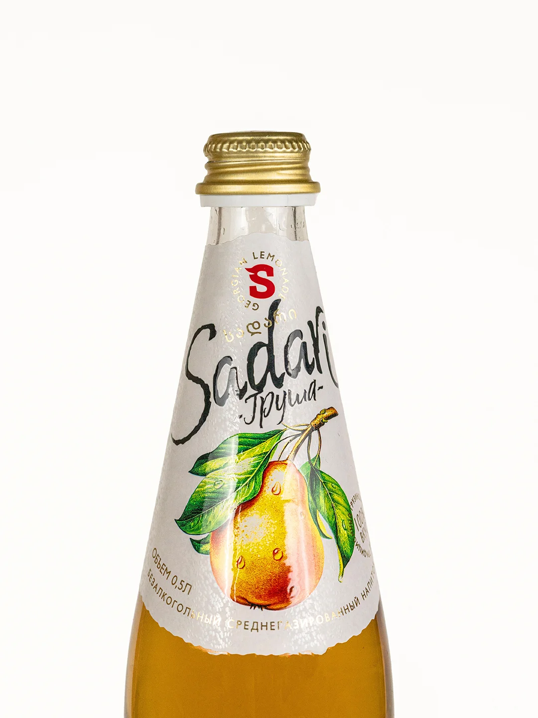 Напиток безалкогольный среднегазированный Sadari "Груша", 0,5 л
