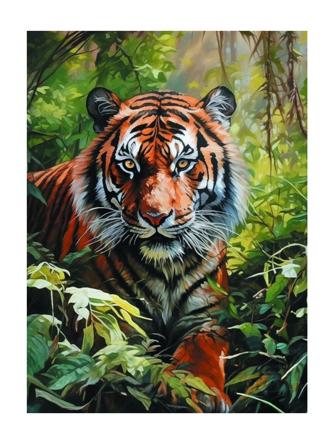 Багровый алмазная мозаика, без подрамника, 30*30, 30*40, 40*50