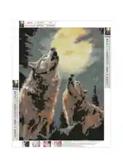 Бежевый меланж алмазная мозаика, без подрамника, 30*30, 30*40, 40*50