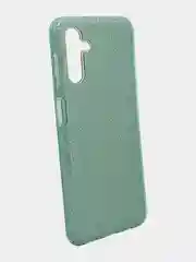 Бирюзовый чехол блестящий Samsung Galaxy A13 5G, A04S, накладка c блёстками