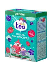 Кисель Леовит LeoKids, при простуде, для детей, 5 пакетов по 12 г