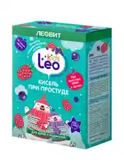 Кисель Леовит LeoKids, при простуде, для детей, 5 пакетов по 12 г