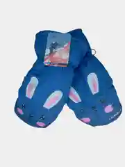 Синий детские варежки теплые, непромокаемые