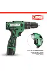 Аккумуляторная дрель-шуруповертHammer ACD16CH + 2 акк. в кейсе