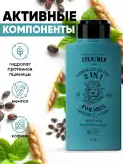 EDEN For men Шампунь-гель 2 в 1