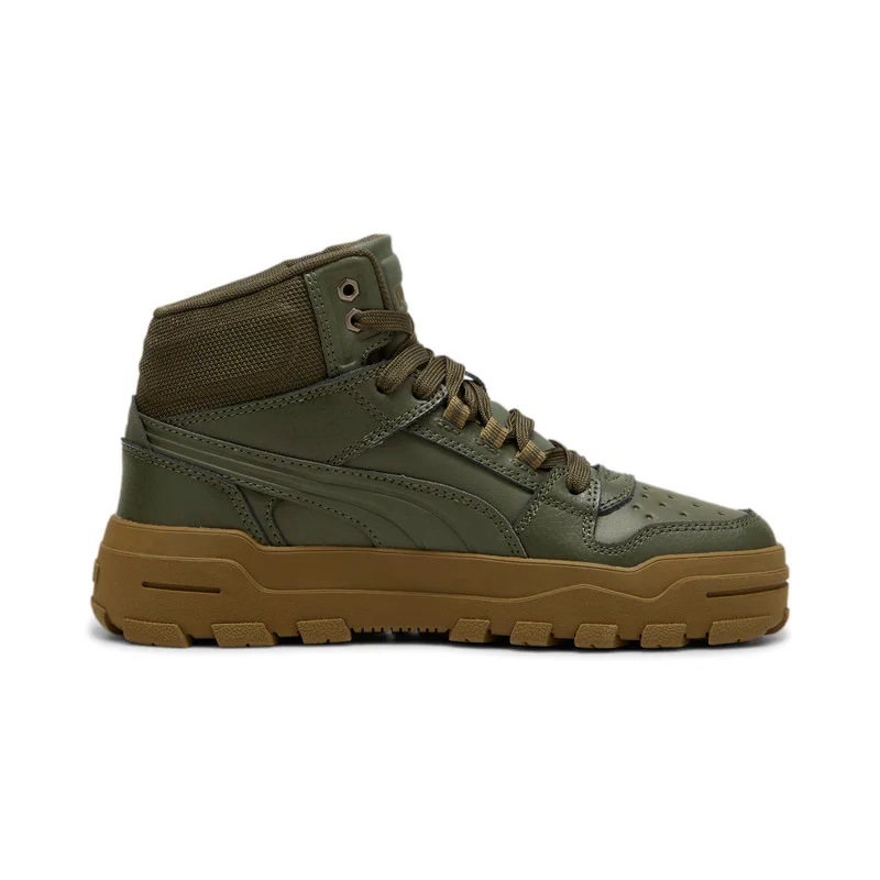 Оливковый кеды PUMA Puma Rebound Abrupt Jr