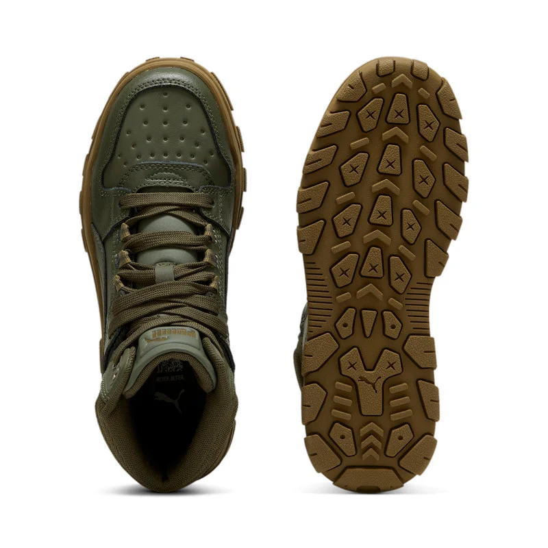 Оливковый кеды PUMA Puma Rebound Abrupt Jr