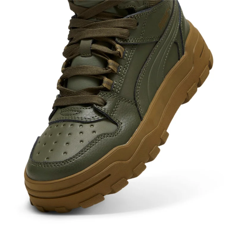 Оливковый кеды PUMA Puma Rebound Abrupt Jr
