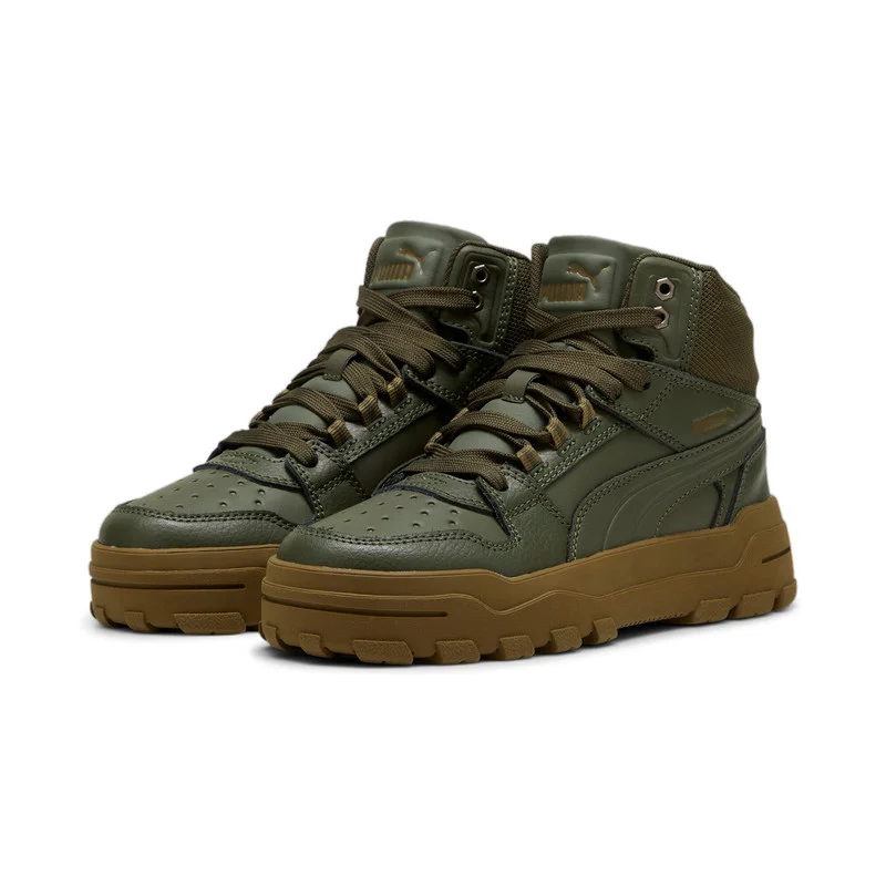 Оливковый кеды PUMA Puma Rebound Abrupt Jr