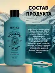 Шампунь мужской EDEN "For men", с протеинами пшеницы, восстанавливающий структуру волос, 250 мл