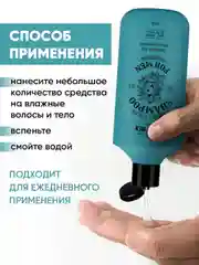 Шампунь мужской EDEN "For men", с протеинами пшеницы, восстанавливающий структуру волос, 250 мл