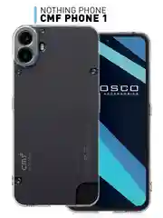Чехол для Nothing CMF Phone 1 силиконовый ROSCO матовый/ прозрачный тонкий с защитой камер
