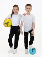 Черный брюки для мальчика, спортивные штаны Утенок