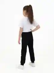 Черный брюки для мальчика, спортивные штаны Утенок