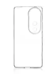 Прозрачный чехол для Vivo V40 силиконовый ROSCO матовый/ прозрачный тонкий с бортиком- защитой камер