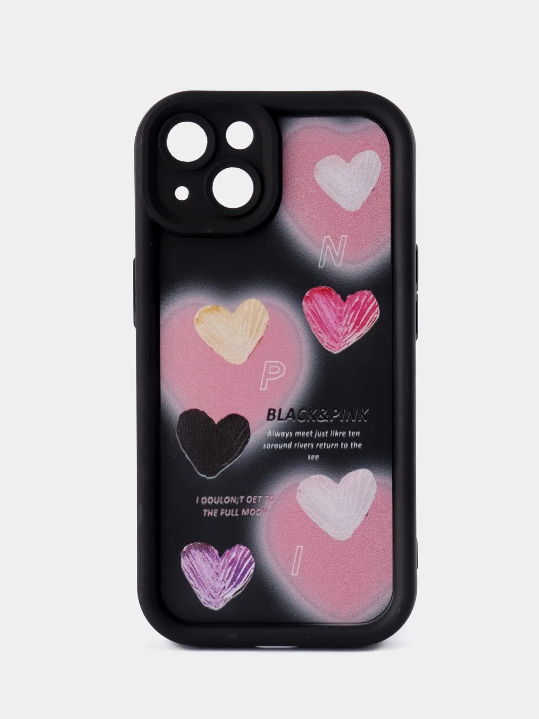 Черный чехол для iPhone 11 12 13 14 15 16 Pro Max XR X Plus с принтом силиконовый айфон про макс