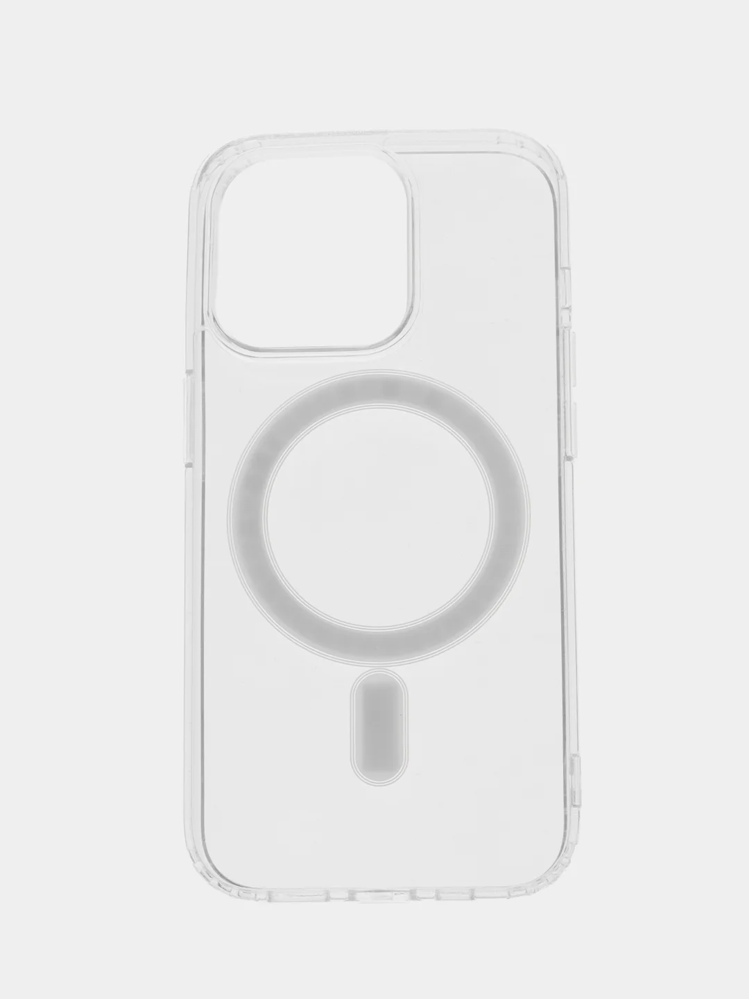 Прозрачный чехол силиконовый MagSafe для iPhone 11 / 12/ 13/ 14 / 15, прозрачный