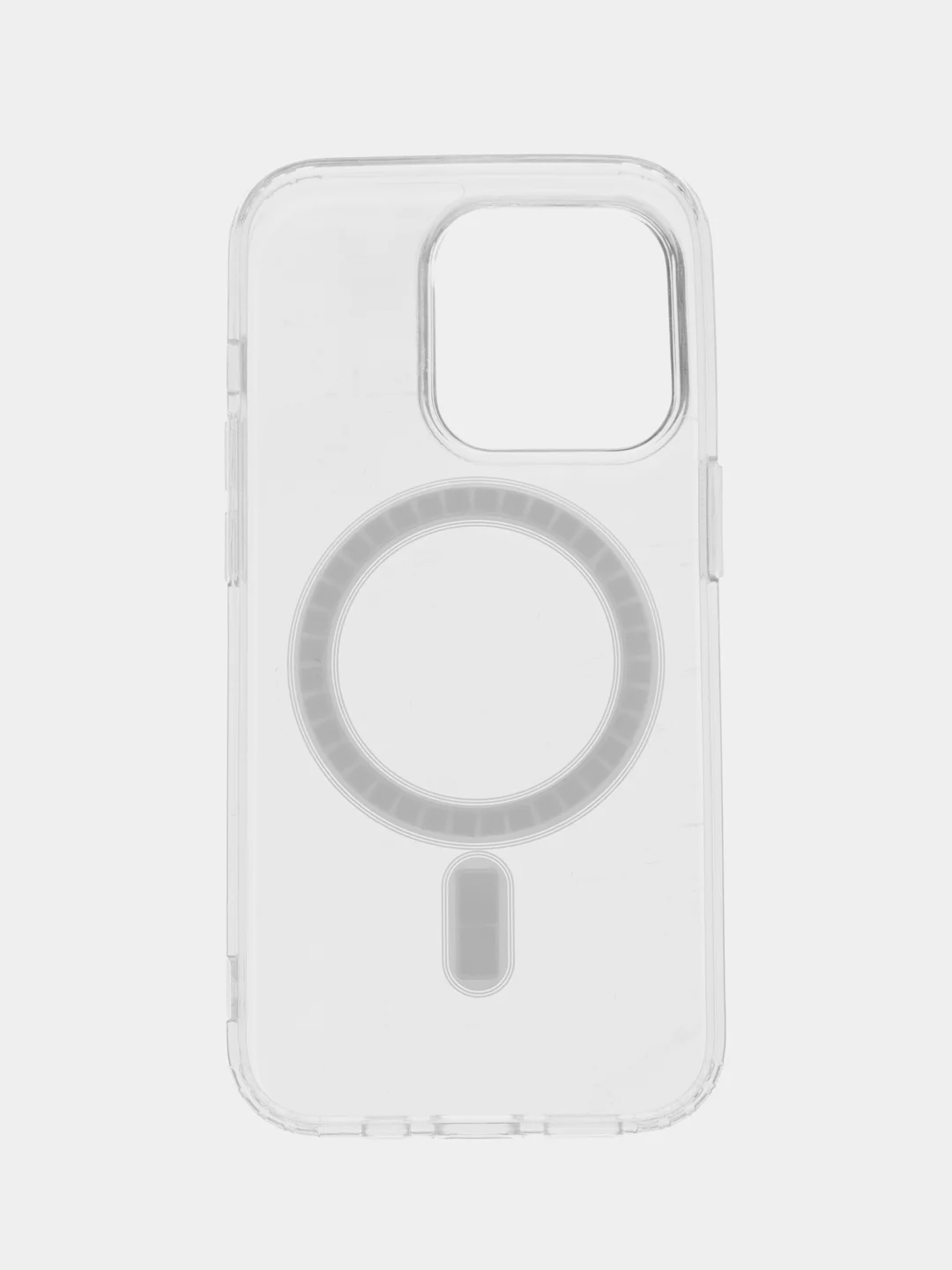 Прозрачный чехол силиконовый MagSafe для iPhone 11 / 12/ 13/ 14 / 15, прозрачный