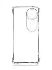Прозрачный чехол для Vivo V40 противоударный силиконовый ROSCO прозрачный с защитой камер, углов