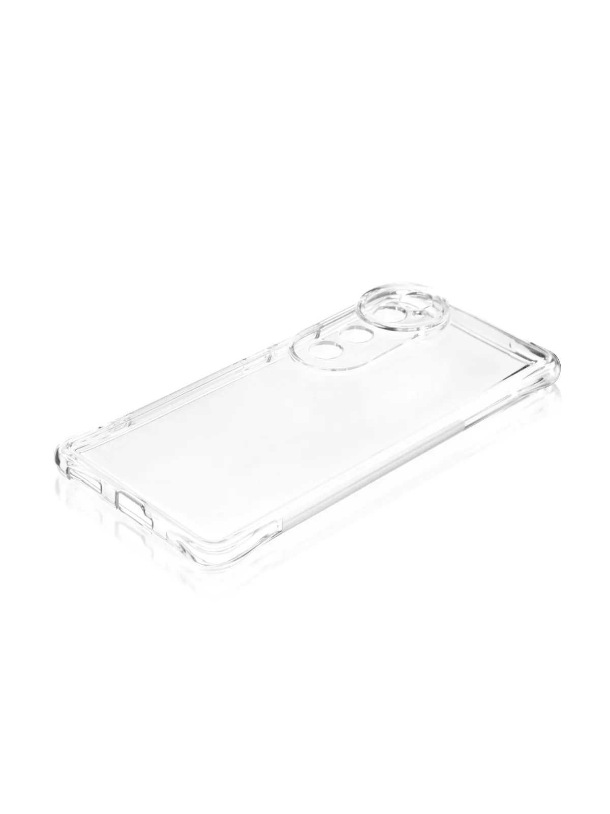 Прозрачный чехол для Vivo V40 противоударный силиконовый ROSCO прозрачный с защитой камер, углов
