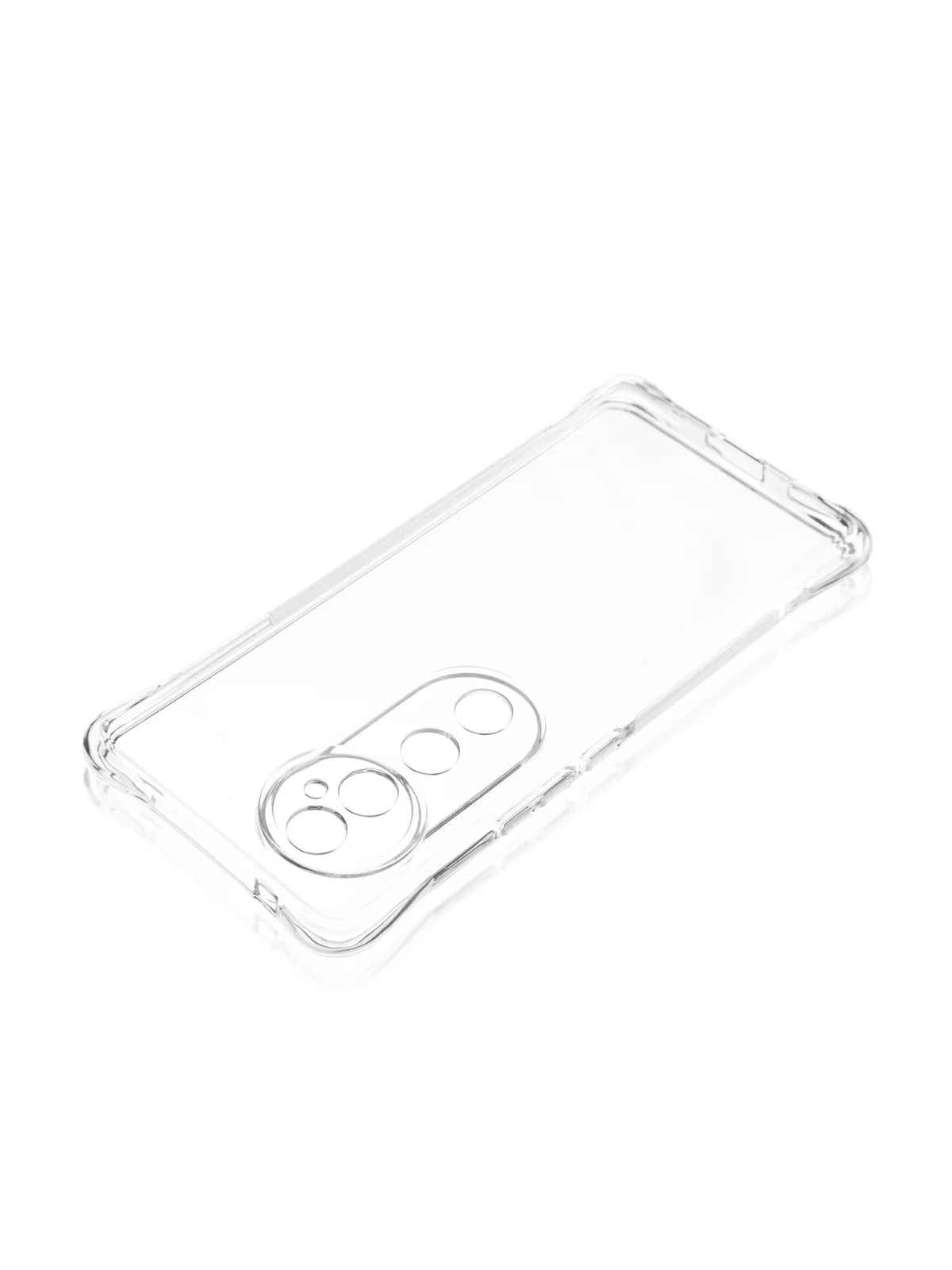 Прозрачный чехол для Vivo V40 противоударный силиконовый ROSCO прозрачный с защитой камер, углов