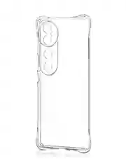 Прозрачный чехол для Vivo V40 противоударный силиконовый ROSCO прозрачный с защитой камер, углов