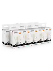 Лампочка светодиодная E27 Груша 11W теплый 2700К УПАКОВКА 10 шт. Gauss Elementary Filament