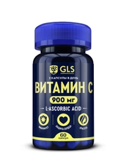 БАД к пище "Витамин C 900 GLS", 60 капсул по 500 мг