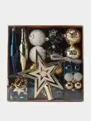 Елочные шары-игрушки Золотая Сказка, 592173, новогодний декор, набор 44 предмета, пластик