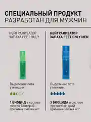 Нейтрализатор запаха для ног дезодорант 2 шт
