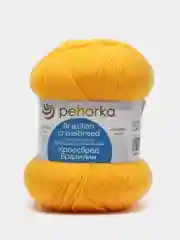 Пряжа Пехорка "Кроссбред Бразилии", 50% шерсть мериноса, 50% акрил, 100 г, 500 м