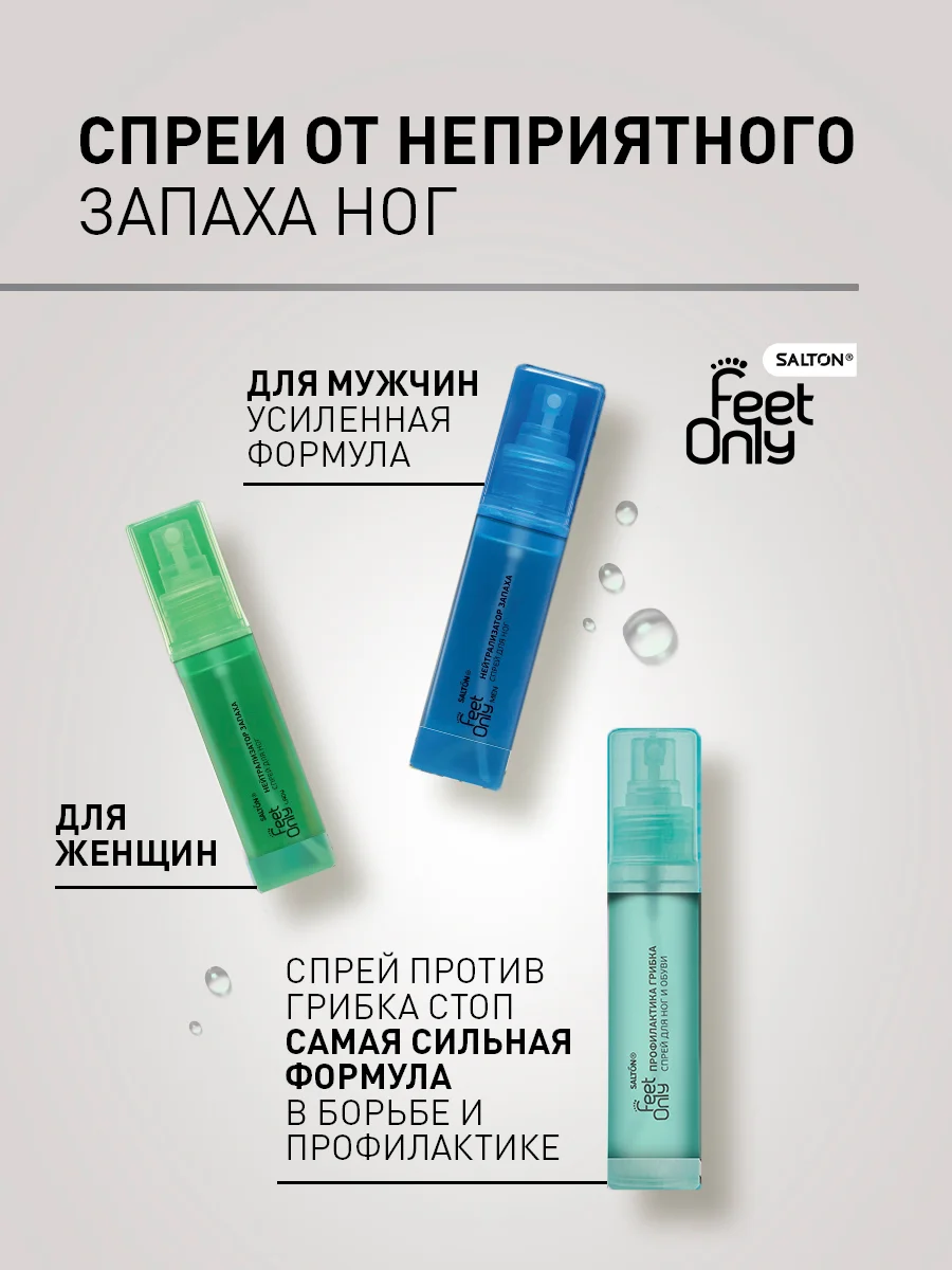 Антибактериальный спрей для ног и обуви
