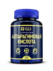 БАД к пище "Аспарагиновая кислота GLS", 120 капсул по 400 мг