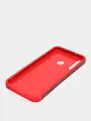 Красный чехол усиленный с рамкой для Huawei Y7 Prime 2020, силиконовый