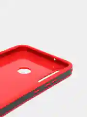 Красный чехол усиленный с рамкой для Huawei Y7 Prime 2020, силиконовый