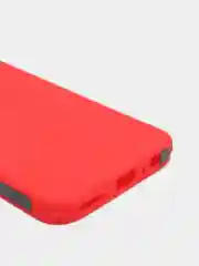 Красный чехол усиленный с рамкой для Huawei Y7 Prime 2020, силиконовый