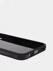 Черный чехол усиленный с рамкой для Huawei Y7 Prime 2020, силиконовый