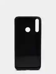 Черный чехол усиленный с рамкой для Huawei Y7 Prime 2020, силиконовый